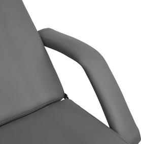 vidaXL Κρεβάτι - Πολυθρόνα Αισθητικής Γκρι 180 x 62 x (87-112) εκ.