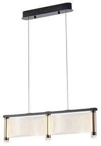 Κρεμαστό Φωτιστικό Οροφής 2xLED 16W Χρυσό Arte Illumina Ravena 144-15046 Eurolamp-144-15046-Χρυσό 144-15046