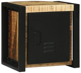 vidaXL Ντουλάπα Μπάνιου 40x30x40 εκ Στερεό Ξύλο Τραχύ Μάνγκο