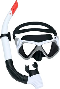 Γυαλιά Καταδύσεων με Σωλήνα Bestway Λευκό Γκρι Ενηλίκων (1 μονάδα)