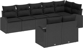 vidaXL Σετ Καναπέ Κήπου 8 pcs συνθετικό ρατάν