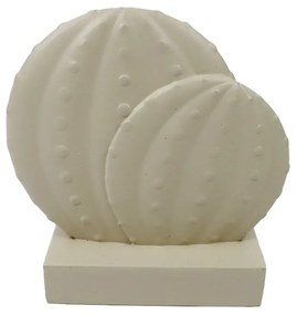 TOLUCA DECO ΚΑΚΤΟΣ POLYRESIN ΜΠΕΖ 13x5xH13,5cm