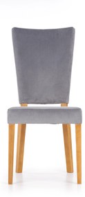 ROIS chair, color: honey oak / grey DIOMMI V-PL-N-ROIS-KR-D.MIODOWY/POPIEL