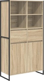 vidaXL Πλαϊνό γραφείο Σονόμα 81 x 36 x 150.5 εκ. Επεξεργασμένο ξύλο