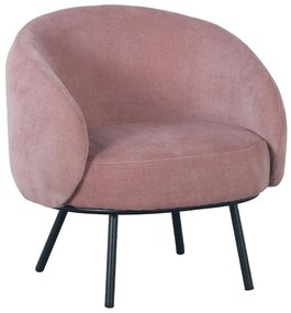 Πολυθρόνα Malu 01-3231 74x68x74cm Pink-Black