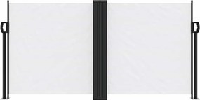 vidaXL Σκίαστρο Πλαϊνό Συρόμενο Λευκό 120 x 1200 εκ.