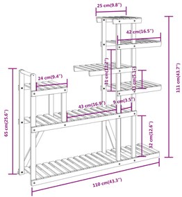 ΒΑΣΗ ΛΟΥΛΟΥΔΙΩΝ 110 X 25 X 111 ΕΚ. ΑΠΟ ΜΑΣΙΦ ΞΥΛΟ ΕΛΑΤΗΣ 362868