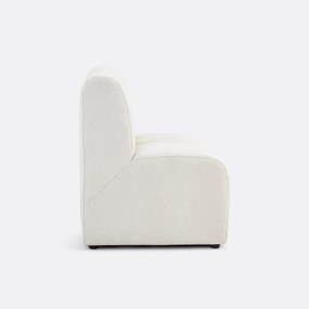 Μονό κάθισμα τραπεζαρίας από λεπτό chenille, ANETA