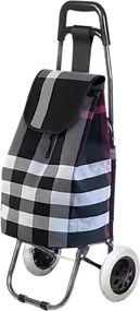 Υφασμάτινο καρότσι λαϊκής - ZZ304-7B - 981287 - Black