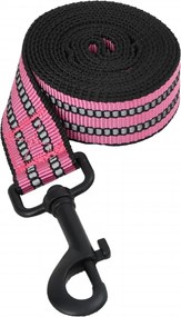 vidaXL Λουρί Σκύλου με Οδηγό και Κολάρο Ρυθμιζόμενο Ροζ M