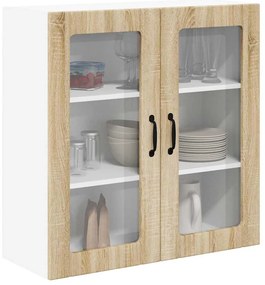 vidaXL Ραφιέρα τοίχου LUCCA Sonoma Δρυς 80 x 31 x 80 εκ.