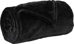vidaXL Κουβέρτα Μαύρο 220 x 240 cm Μαλλί
