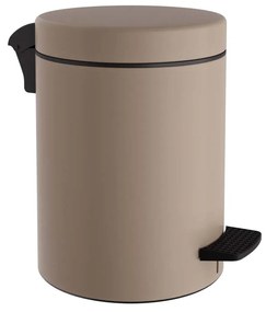 Κάδος Απορριμμάτων Μπάνιου (Φ20x28) Pam & Co 5lt 96 Beige Matte