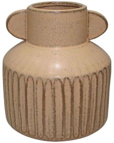 Διακοσμητικό Βάζο 003-123-068 17,6x17,6x18,5cm Brown Ceramic