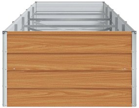 vidaXL Υπερυψωμένη Ζαρντινιέρα Ανοιχτό καφέ 400 x 80 x 45 cm