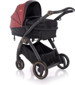 BABY STROLLER ADRIA BLACK&amp;RED