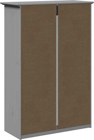 Ράφι παπουτσιών vidaXL BODO Γκρι 80x35x118 cm