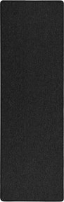 vidaXL Δερμάτινο Χαλί Ανθρακί 80 x 500 cm 100% Πολυπροπυλένιο