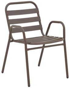 Σετ κήπου - Τραπεζαρία Vergo - Sussie 3 τεμ. μέταλλο καφέ Φ60x70 εκ. 60x60x70 εκ.