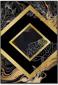 Χαλί Asr Crpt-72 288NGR1971 Black-Gold Conceptum Hypnose 160X230cm