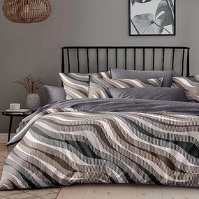 Πάπλωμα ZEN103 Brown-Beige Palamaiki Υπέρδιπλo 230x250cm Microfiber