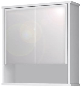 Καθρέπτης μπάνιου Delo Μegapap χρώμα λευκό 62x17,5x60εκ.