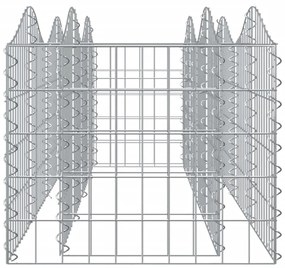 vidaXL Συρματοκιβώτιο Τοξωτό 200x50x50 εκ. από Γαλβανισμένο Σίδερο