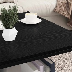 vidaXL Ράφι Βιβλίων 4 pcs Μαύρο 80 x 40 x 1,5 cm Επεξεργασμένο ξύλο
