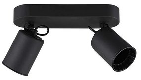 Φωτιστικό Οροφής-Σποτ Pago 24x15x7cm Black Mat-Black 803500232 Trio Lighting Metal, Plastic