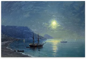 Πίνακας σε καμβά "Night in the Crimea" Megapap ψηφιακής εκτύπωσης 60x40x3εκ.
