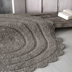 Ταπέτο Μπάνιου Opal 03 Grey Ρυθμός 70 X 70 100% Cotton