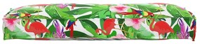 vidaXL Μαξιλάρι παλέτας για πλάτη Floral Πολύχρωμο 120 x 40 x 12 cm