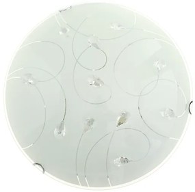 Φωτιστικό Επίτοιχο Aca AD998052 ANYA Διάφανο (Transparent)