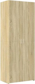 vidaXL Ντουλάπι Sonoma Δρυς 70x42,5x185 εκ. από Επεξεργασμένο Ξύλο
