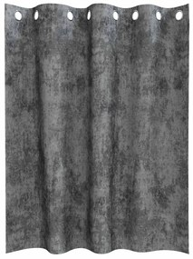 vidaXL Κουρτίνα με κουρτίνες 2 pcs Γκρι 140 x 140 cm Βελούδο