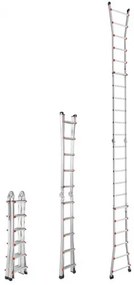 VEVOR Telescoping Ladder A Frame 20 FT Extension Multi-Function for Homework