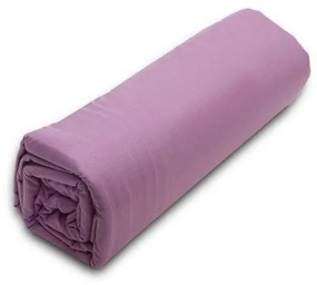 Κατωσέντονο Menta με λάστιχο 10 Mauve Διπλό (160x200+40)
