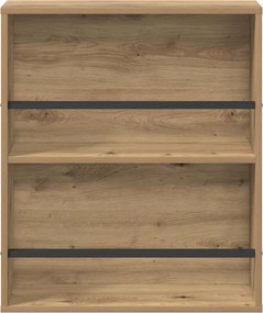 vidaXL Ράφι Περιοδικών με ράφι 2 τμχ. Artisan Oak 60 x 12 x 70 εκ