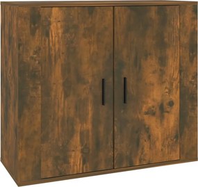 vidaXL Ντουλάπι Καπνιστή Δρυς 80x33x70 εκ. από Επεξεργασμένο Ξύλο