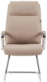 Καρέκλα Επισκέπτη Siquel I PU Cappuccino 58x62x105εκ. 58x62x105 εκ.