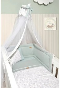 BABY OLIVER DES.403 ΠΑΠΛΩΜΑ &amp; ΠΑΠΛΩΜΑΤΟΘΗΚΗ 100X140CM ΜΕΝΤΑ 46-6700/403
