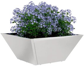 vidaXL Γλάστρα Κήπου 5 pcs Ασημί 35 x 35 x 15 εκ. Ανοξείδωτο ατσάλι