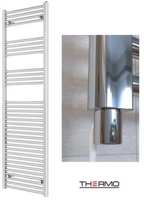 Thermo ALTO Θερμαινόμενη πετσετοκρεμάστρα από Mild Steel με ηλεκτρική λειτουργία, 176x50cm Chrome