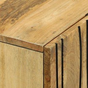 vidaXL Ψηλός Διπλωμένος 60x33.5x100 εκ Ξύλο Μάνγκο