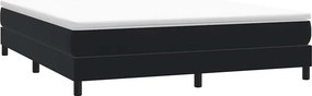 vidaXL Box Spring Κρεβάτι χωρίς στρώμα Μαύρο 180x220 cm Velvet