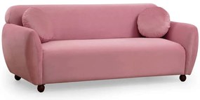 Καναπές Τριθέσιος Eddy 560ARE1538 223x83x86cm Rose