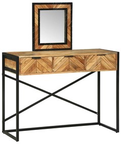 vidaXL Καθρέφτης Επιτραπέζιο 100x40x120 cm Σταθερό Ξύλο Ακακίας