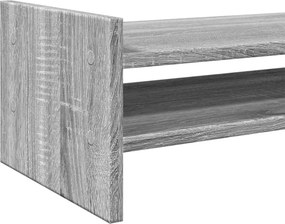 vidaXL Βάση Οθόνης Γκρι Sonoma 50x27x20 εκ. από Επεξεργασμένο Ξύλο