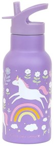 Παγούρι 350ml Με Καλαμάκι Α Little Lovely Company Unicorn Dreams DBSSUD77