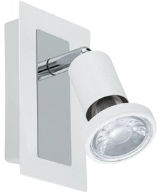 Φωτιστικό Σποτ Eglo 94958 SARRIA Λευκό (White)|Χρώμιο (Chrome) 3000K